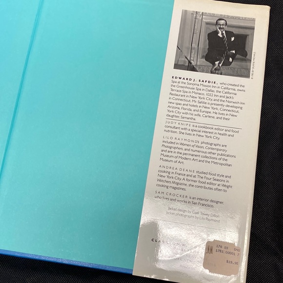 Edward J. Safdie /Spa Food Menus cookbook - Picture 3 of 10